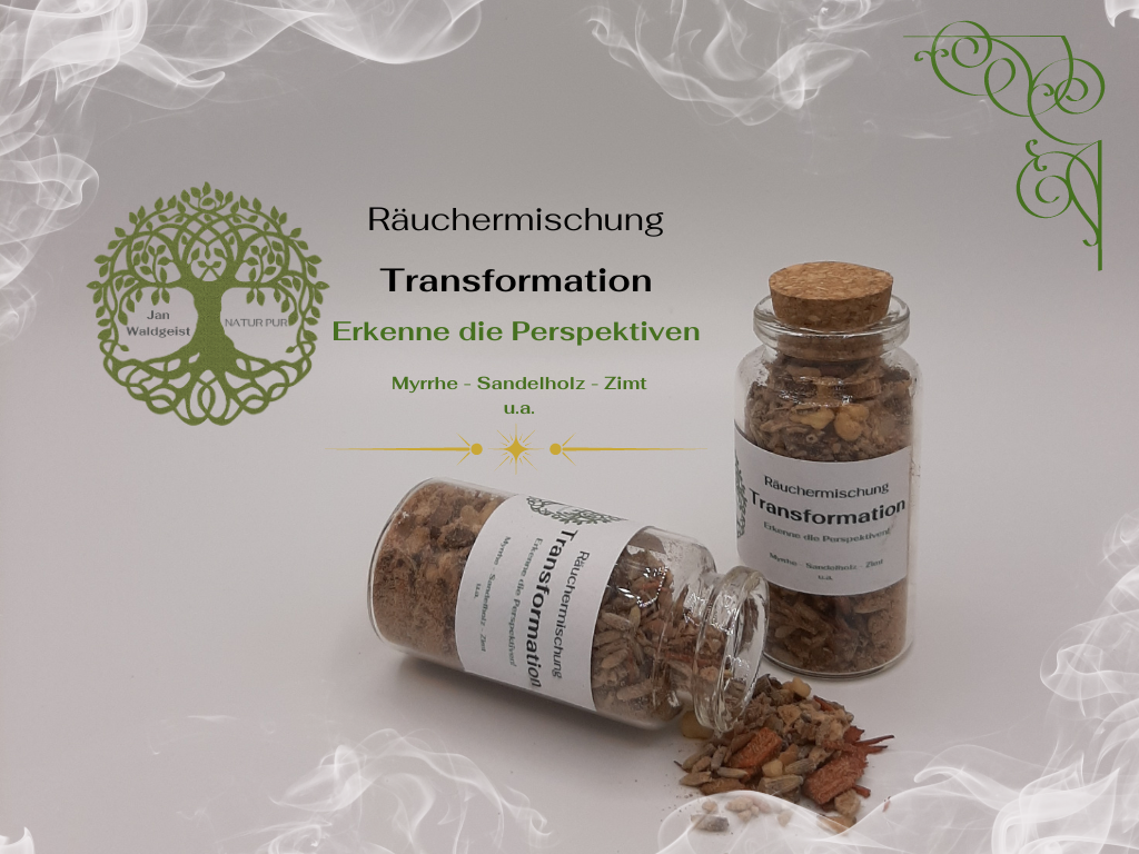 Räuchermischung - Transformation - 25ml Glasflasche mit Korken