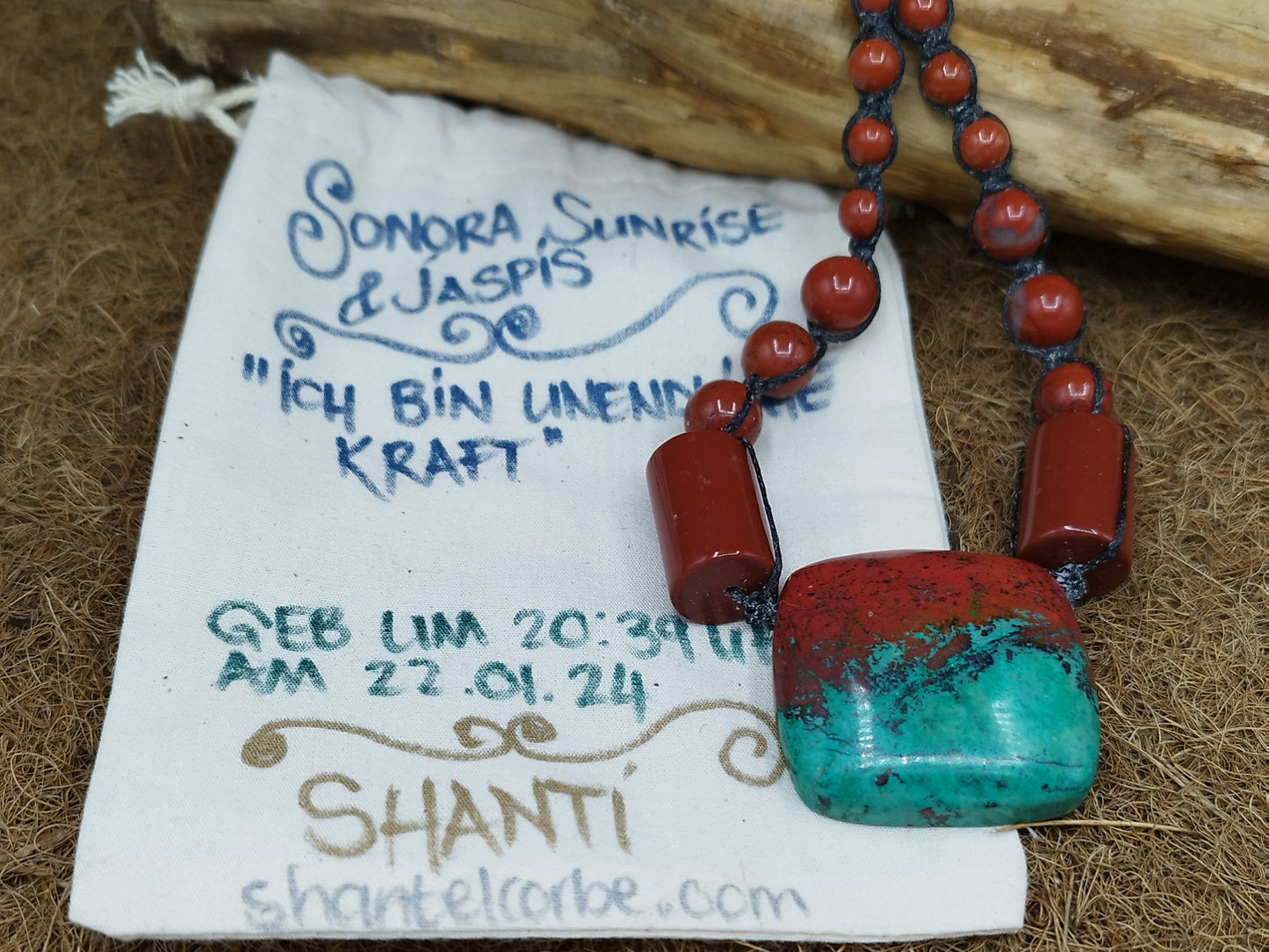 Sonora Sunrise & Jaspis Amulett