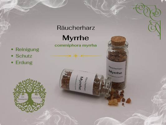 Myrrhe (Commiphora myrrha) - 10ml Glasflasche mit Korken