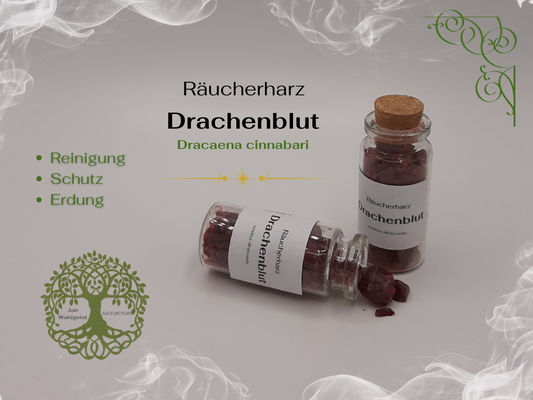 Drachenblut (dracaena cinnabari) - 10ml Glasflasche mit Korken